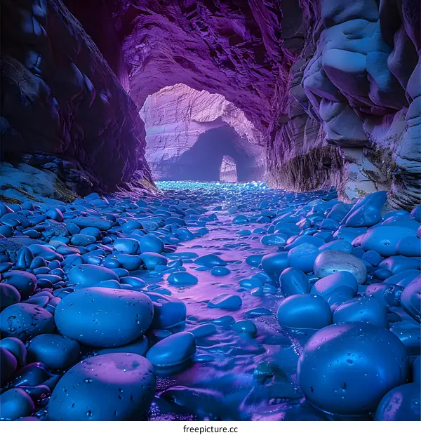 Mystical Purple Cave