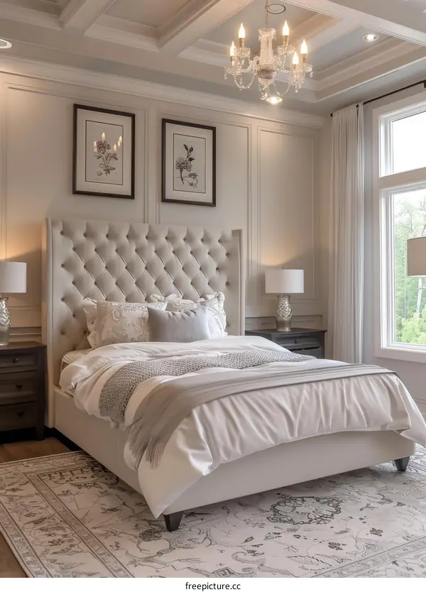 Elegant Bedroom with Exquisite Decor