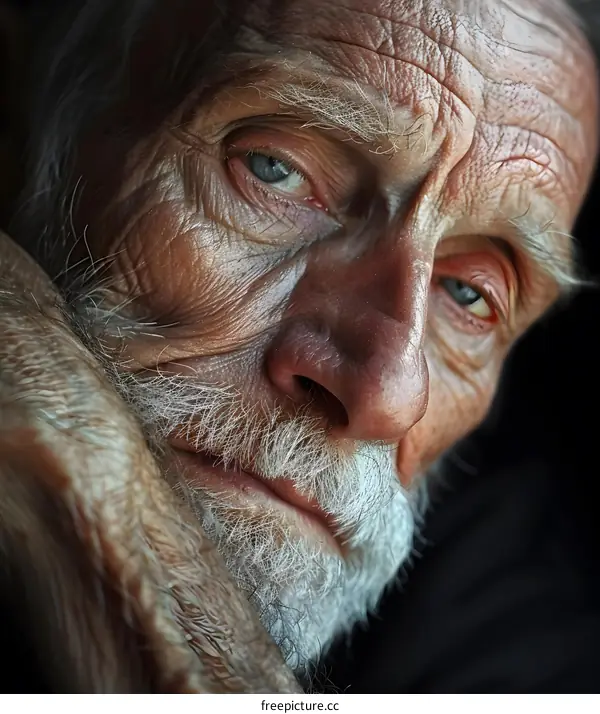 Portrait of an old man