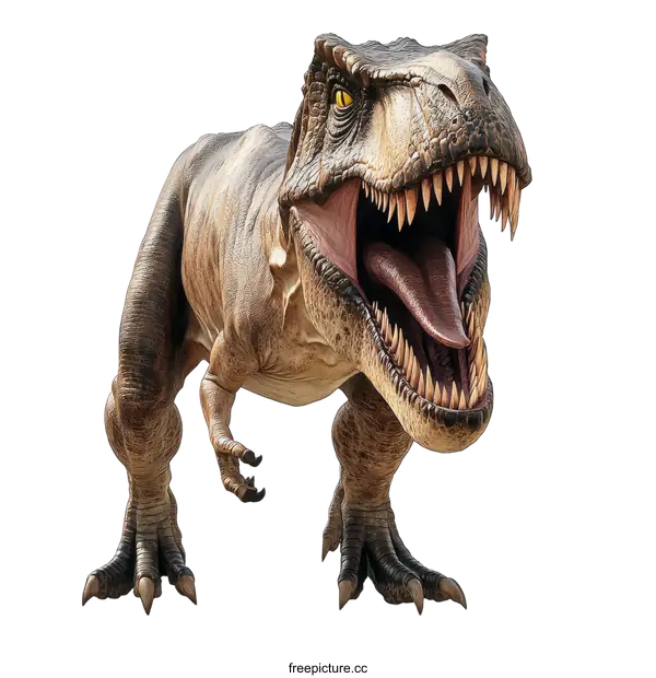 [Transparent Background PNG]Tyrannosaurus Rex Illustration Against White Background