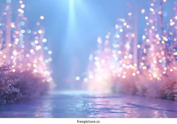 梦幻灯光下的迷离空间