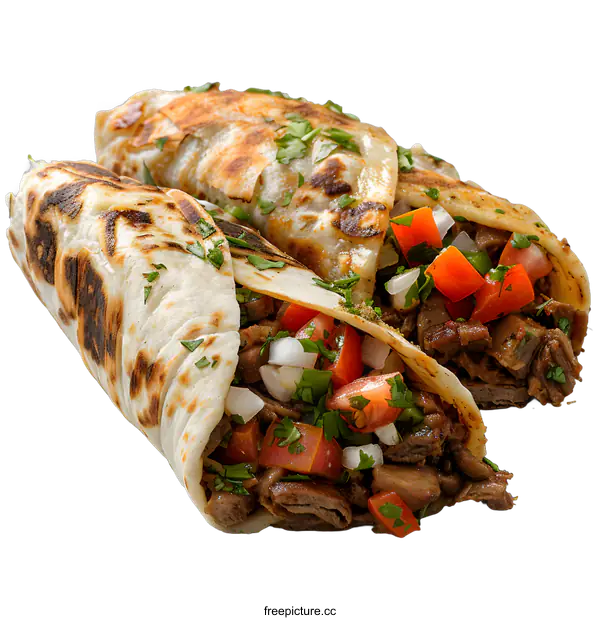 [Transparent Background PNG]Beef and lamb doner kebab