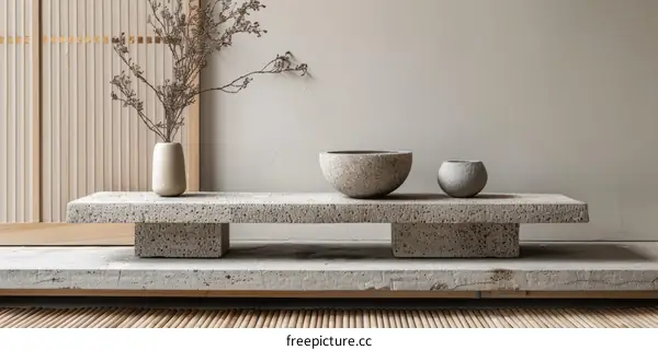 A Display of Nature and Stone