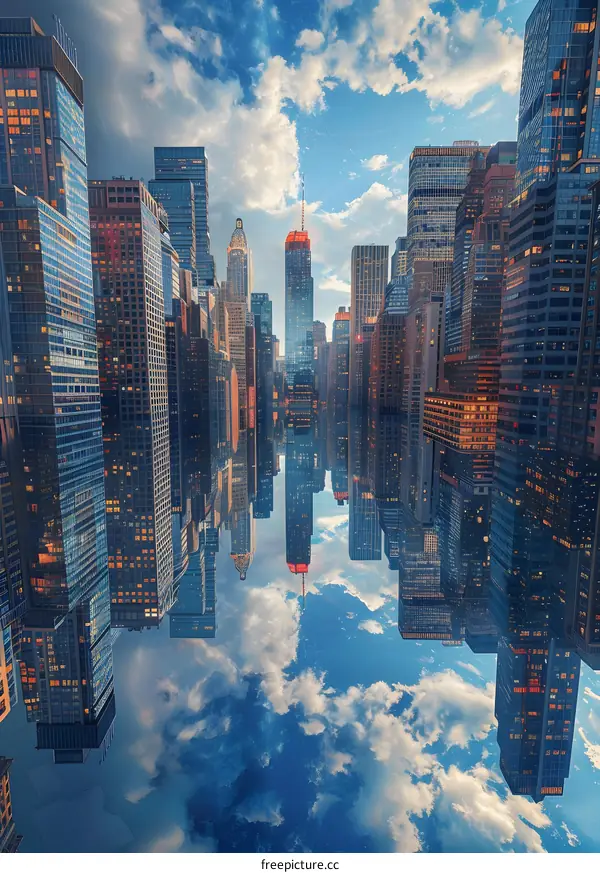 New York City Manhattan skyscrapers