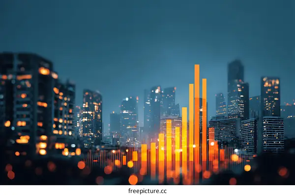 City Growth Chart Illustration