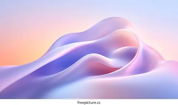 Abstract Flowing Fabric Design