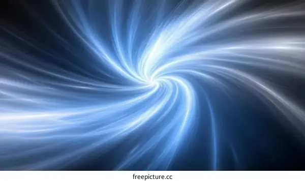 Abstract Light Spiral Design