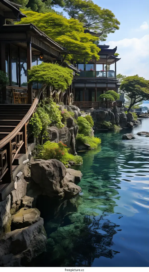 Beautiful House with Lush Green Surroundings