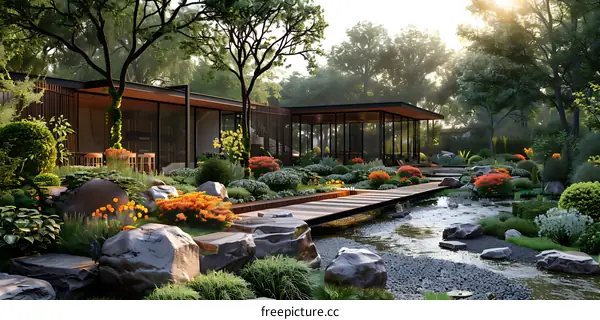 Strolling in the Garden