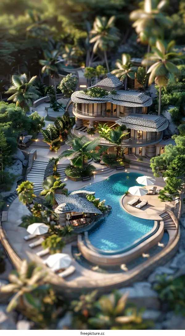 A Modern Villa Built in the Mountains