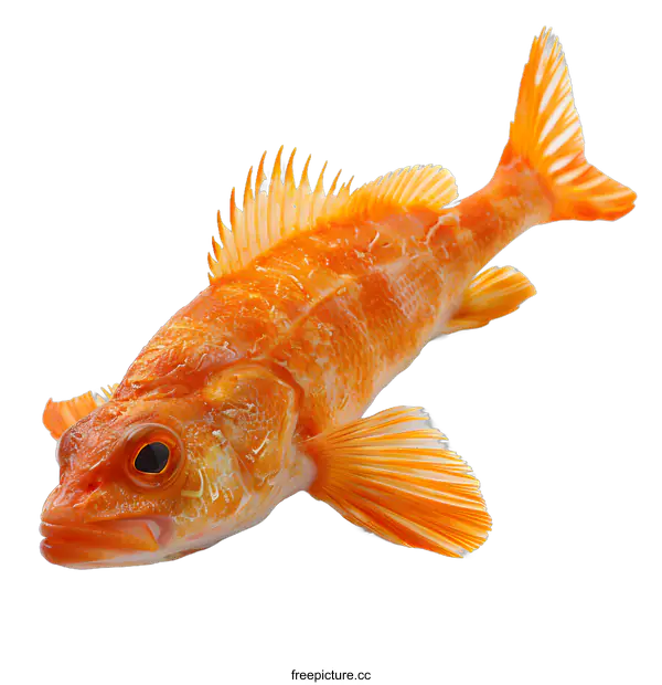 [Transparent Background PNG]Fresh Redfish on White Background