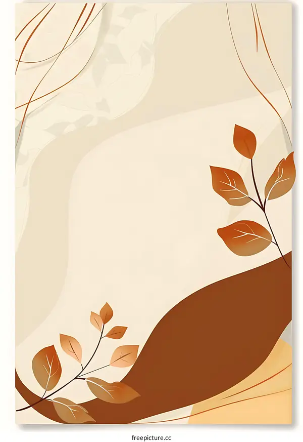 Autumn Leaves Abstract Background Design