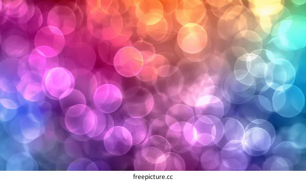Multicolor blurred Christmas lights background