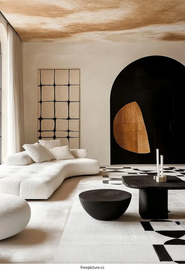 Modern Minimalist Living Room Interior Design