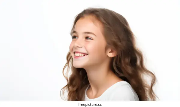 Portrait of a happy smiling child