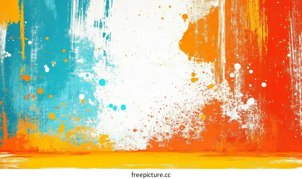 Abstract Colorful Wall Texture Illustration