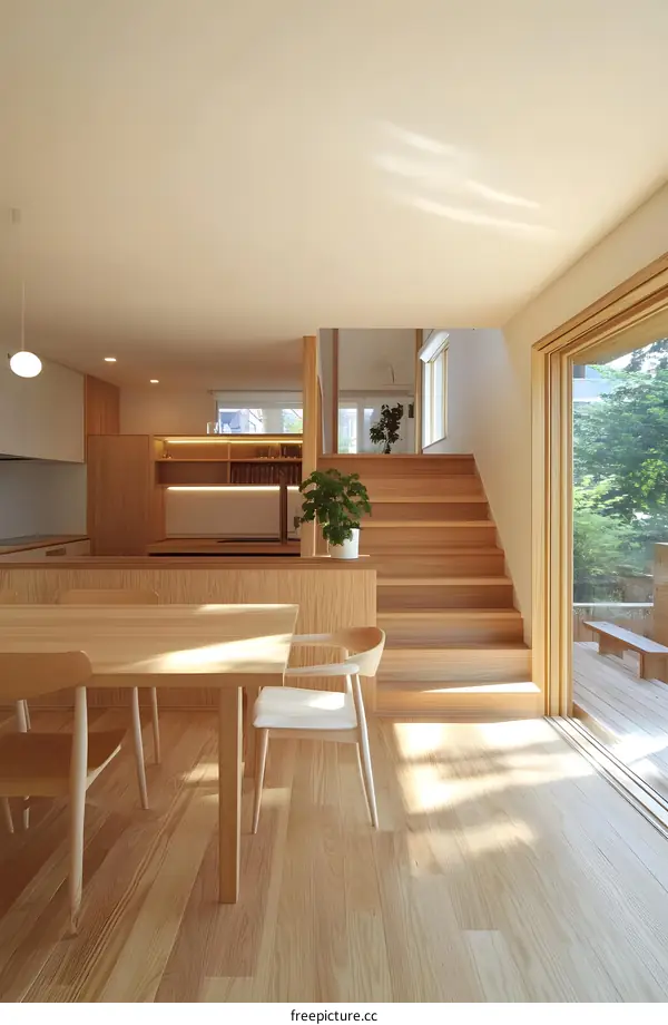 Modern Minimalist Interior Design of a Japanese Home