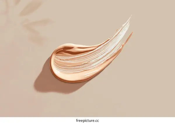 Foundation Makeup Product Texture Illustration