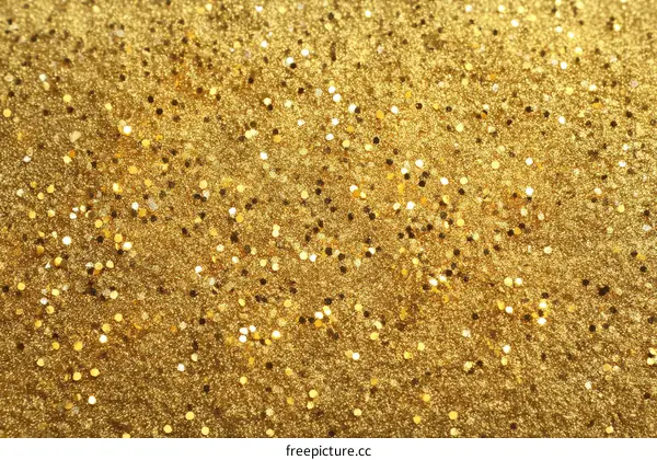 Golden Glitter Background Texture