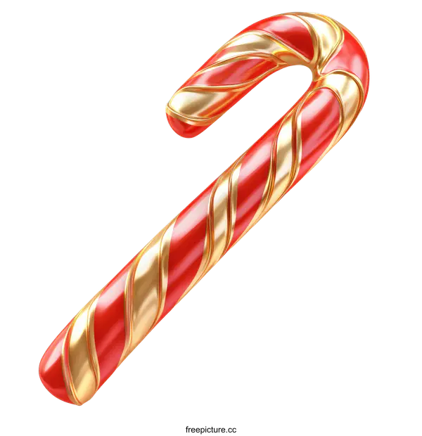 [Transparent Background PNG]Christmas Candy Cane Illustration