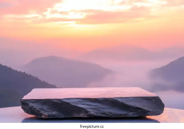 Sunrise Mountain Top Rock Platform
