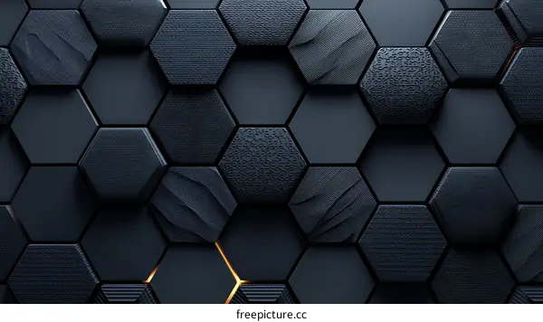 Abstract Geometric Hexagon Pattern Background Design