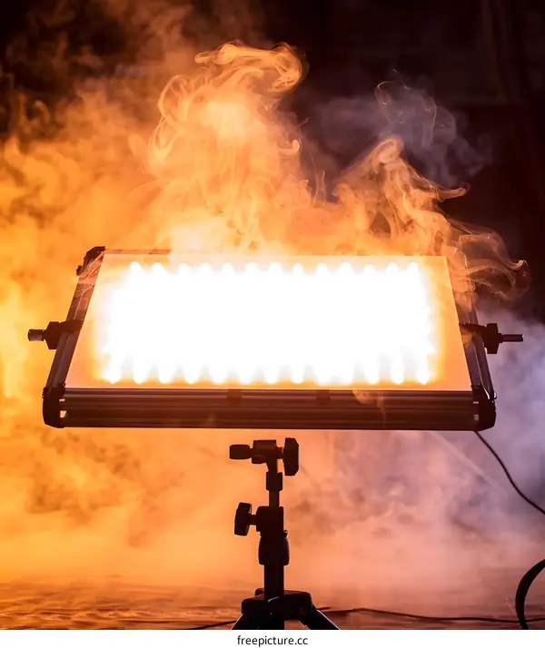 Studio Light Setup With Smoke Effects