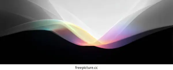 Abstract Colorful Wave Background Design