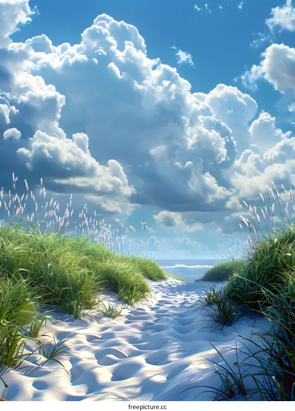 Pathway Through the Sand Dunes