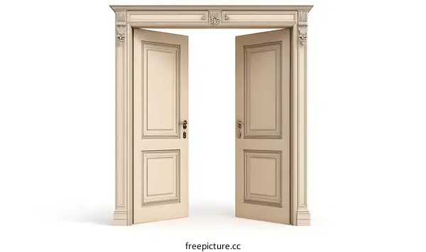 Ornate Open Doorway Architectural Design