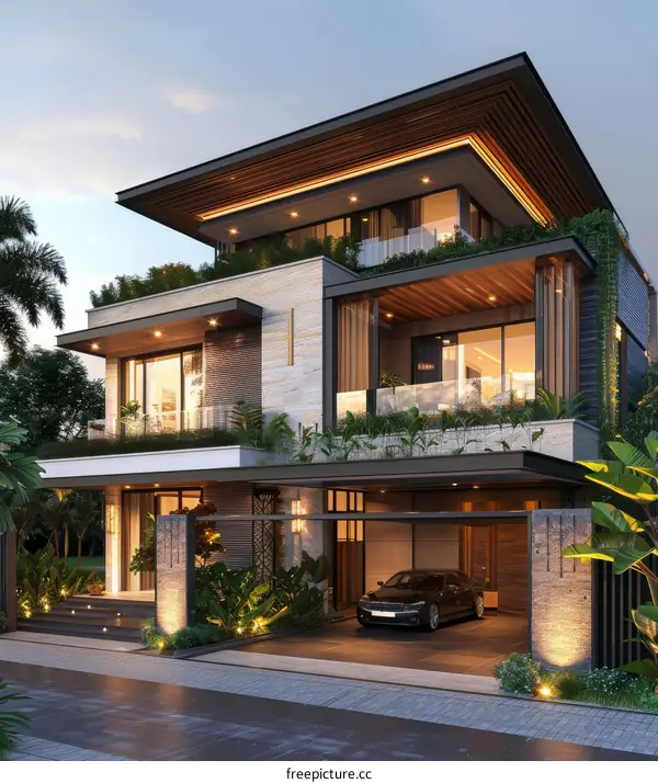 Modern Luxury Villa Exterior Design