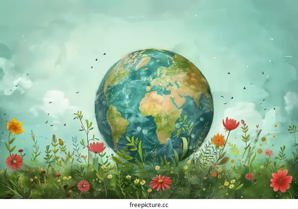 The earth is a beautiful place full of life and wonder