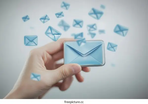 Email Marketing Communication Concept