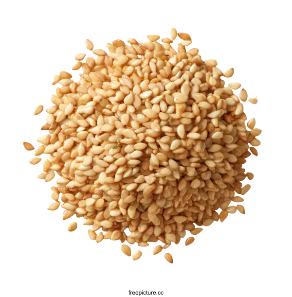 [Transparent Background PNG]Roasted Sesame Seeds Close-up