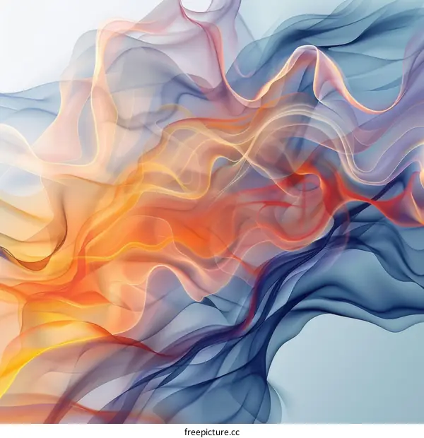 Colorful abstract silk