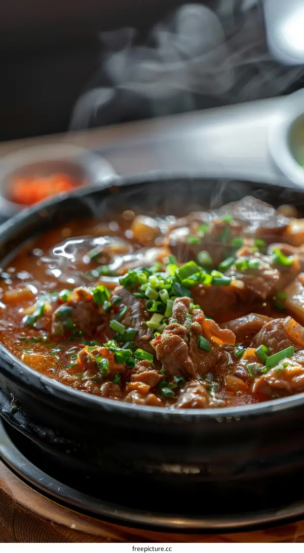 A Piping Hot Bowl of Delectable Korean Beef Soup