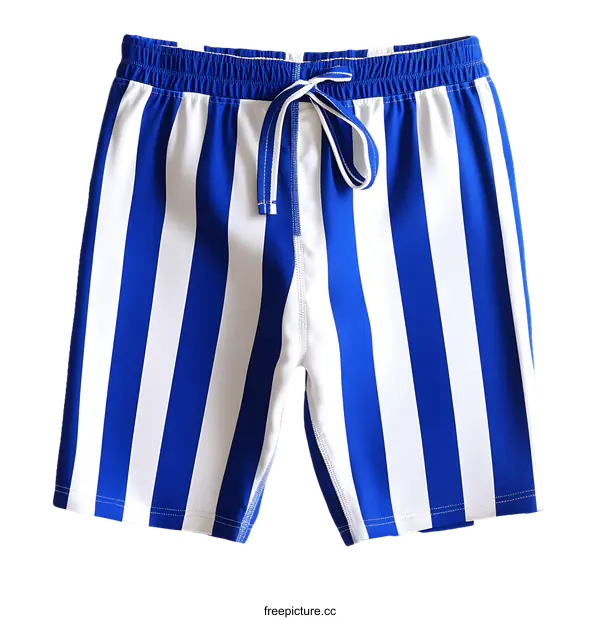 [Transparent Background PNG]Striped Swim Trunks for Kids
