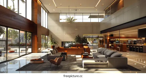 Modern and Luxury Living Room Interior Design