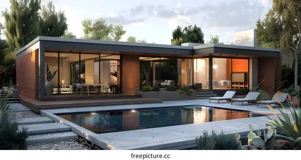 Modern house in Spain