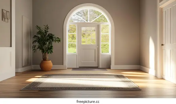 Elegant Interior Design of a Home Entrance