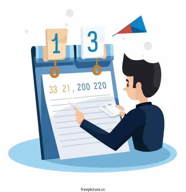 Businessman analyzing data to make informed decisions for the company