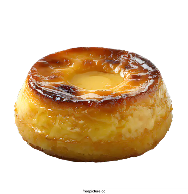 [Transparent Background PNG]A close-up image of a pineapple upside-down cake