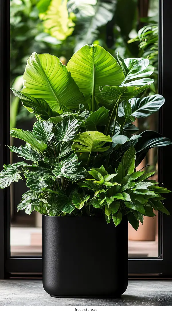 Potted Plants Displayed in Modern Indoor Setting