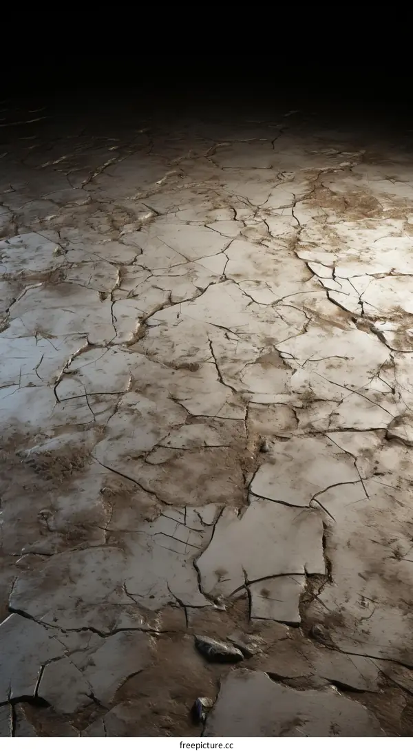 Cracked earth texture