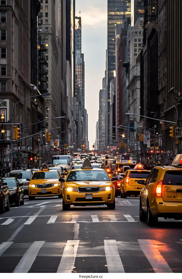 The Bustling Streets of New York's Urban Jungle