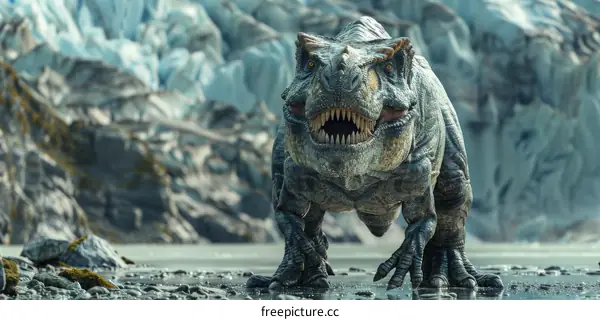 Tyrannosaurus Rex at Glacial Lake