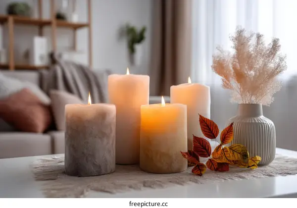 Autumn Cozy Candlescape Home Decor