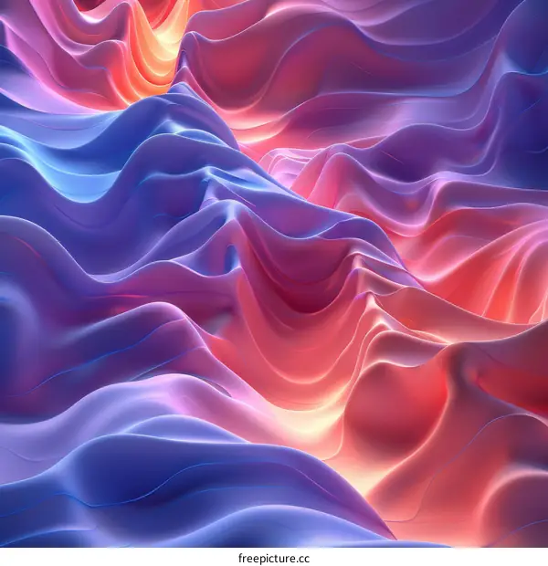 Colorful abstract waves background