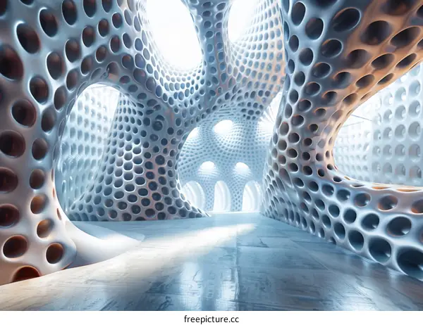 Organic Parametric Futuristic Architecture