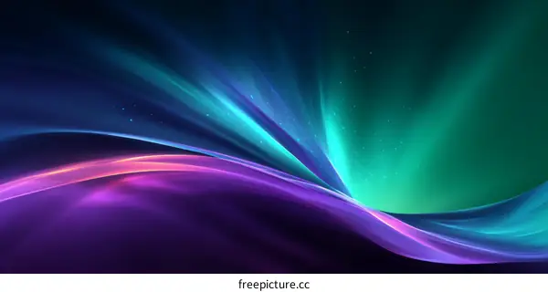 Abstract Colorful Flowing Lines Background Design